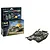 Revell 1/72 scale T-72 M1 tank model kit box and a fully assembled, painted model tank on a white background.