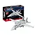 A Revell Brick System model of Maverick's F-14A Tomcat from Top Gun, shown fully assembled in front of its product packaging box.