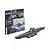 Revell 1/350 scale German Type VII C/41 submarine plastic model kit with its retail packaging, including paint, glue, and brush.