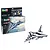 Revell 1/48 scale Dassault Rafale C model kit box and a fully assembled, painted model aircraft on a white background.