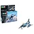 Revell 1/48 scale Dassault Mirage 2000 C model kit box and a fully assembled, painted model aircraft on a white background.