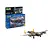 Revell 1/72 scale Avro Lancaster Mk.I/III plastic model kit box and a fully assembled, painted model aircraft on a white background.