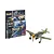 Revell 1/72 scale Focke Wulf Fw 190 F-8 model kit packaging and a fully assembled, painted model aircraft on a white background.