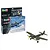 Revell 1/72 scale Junkers Ju88 A-1 model kit box with included paints and brush, alongside a fully assembled and painted model aircraft.