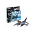 Revell 1/72 scale Lockheed Martin F-16D Tigermeet 2014 plastic model kit box and a fully assembled, painted model aircraft.