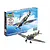 Revell 1/72 scale Supermarine Spitfire Mk.IIa plastic model starter kit box and a fully assembled, painted model aircraft on a white background.