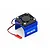 Yeah Racing Aluminium 540-Size Motor Heat Sink with Cooling Fan - Blue YA-0410BU