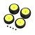Losi Tires & Wheels Mounted, Yellow: Micro-B LOS-1762