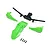 Losi Fender, Handguards & Handle Bars, Green: PM-SM LOS-2308