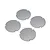 Losi Wheel Cover Set, Silver: 22S Sprint LOS-2891