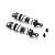 Losi Shock Set, Front, Assembled (2): 22S Sprint LOS-2412
