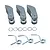 Losi Clutch Shoe & Spring Set, Alum(3): LST/2, AFT, MGB LOSB3323