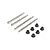 TLR Outer Hinge Pins, 3.5mm, Electro Nickel (2): 8X TLR244044