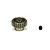 A TLR 24T 48P aluminum pinion gear with a black grub screw, isolated on a white background.
