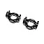 Losi Black Aluminium 0 Deg Spindle Carrier Pair, LMT, Tuned LMT LOS344002