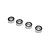 Losi 6x15x5mm Metal Shield Ball Bearing, 4pcs LOS247001