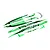 Pro Boat Decal Set Black/Green: Impulse 32 PRB289006
