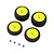 Pro-Line 1/24 Electron 2.0 Buggy F/R Tires Mounted 7mm Yellow (4): Micro-B PRO1031412
