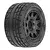 Pro-Line 1/18 Menace F/R Street Tires MTD 12mm Black Raid (4): Granite GROM PRO1028710