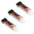 Spektrum 3.7V 150mAh 1S 50C LiPo Battery: JST PH1.25 Connector (3PCs) HHDSPMX1501S50