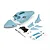 Losi 1/18 Mini LMT Megalodon Painted Body Shell - Blue LOS-2054