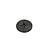 A black Kyosho steel 46T spur gear for RC vehicles, shown from a top-down angle against a white background.