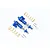 GPM Blue Aluminium Maxx 4S Front & Rear Adjustable Piggyback Shocks 2Pcs TXMS125F/R/L-B-S