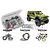 RC Screwz bearing kit for SCX6 featuring a plastic storage box filled with various metal ball bearings and a green RC Jeep Wrangler model.
