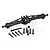 GPM SCX10 Pro Black Aluminium Rear Straight Differential/Axle Housing SCXP013-BK