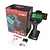 FlySky FS-G7P+ 10-channel RC transmitter, R11P receiver, and quick start guide in front of the product packaging box.
