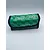 A green and black Gens Ace LiPo safe battery charging bag with a checkered pattern on a white background.