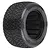 A single Pro-Line 2.2 inch Electron 2.0 T RC stadium truck tyre showing the detailed hexagonal tread pattern and sidewall branding.