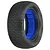 Pro-Line 2.2 inch Hole Shot 3.0 RC buggy front tyre with a bright blue foam insert, shown from a side angle against a white background.