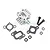 Rovan Silver Aluminium Intake Manifold w/ Heat Sink Set 95216
