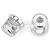 Rovan Silver Aluminium Front Upper Shock Protectors 2Pcs 95226