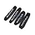 Rovan Black Outerwear Baja Shock Cover Set 4Pcs 85154