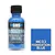 A 30ml bottle of SMS Mecha Federation Blue airbrush-ready hobby paint next to a blue color swatch labeled MC03 Federation Blue.