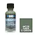 A 30ml bottle of Scale Modellers Supply Mecha Dark Z-Green acrylic lacquer paint next to a color swatch.