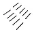 Ten black button head RC screws arranged in a grid pattern against a white background.