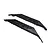 A pair of black plastic side guards for an RC car, featuring the Losi logo and the text Race Inspired.