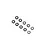 Losi Steel 3.2x7.0x0.5mm Washers 10Pcs - Silver LOS-3964