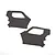Two black plastic RC car door panels for Losi vehicles, shown against a white background.