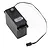 Spektrum S1000MT metal geared servo with black plastic casing and attached wiring harness with connector.