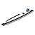 Traxxas curved LED light bar with mounting hardware and zip ties on a white background.