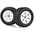 HSP 2.5" Knobby Tyres on White Chrome Rims - Wheels 2Pcs 17703