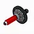 Arrma high torque slipper clutch assembly featuring a black gear, red splined shaft, and metal bearings against a white background.