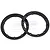 Rovan 4.7" Black Outer Beadlocks 2Pcs 97005