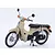 Fujimi 1/12 Honda Super Cub110 Street Scaled Plastic Snap Fit Model Kit - Harvest Beige 141893
