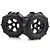 Rovan 4.7/5.5" Baja 5T/5SC Rear Sand Buster Tyres on Black Rims - Beadlocked Wheels 2Pcs 95171