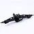 A black FMS branded RC rear axle assembly featuring a central differential housing and wheel hex nuts on a white background.